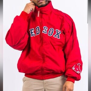 Majestic Red Sox MLB Padded Jacket - The Vintage Scene
